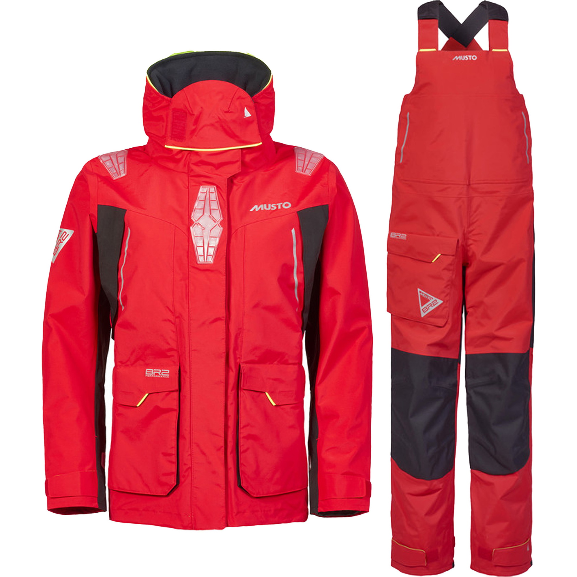 2026 Musto Mulher BR2 Casaco E Calças Offshore 2.0 Fato De Vela 4054182085 - Red